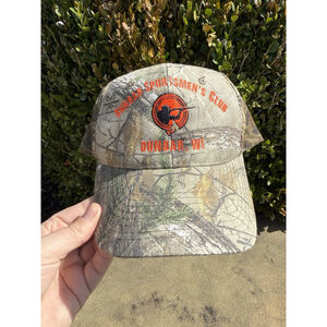 VTG Realtree Camoflauge Dunbar Sportsman Club Hat One Size Dunbar, WI